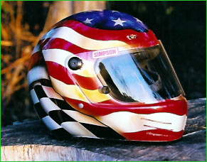 American Flag Helmet Image